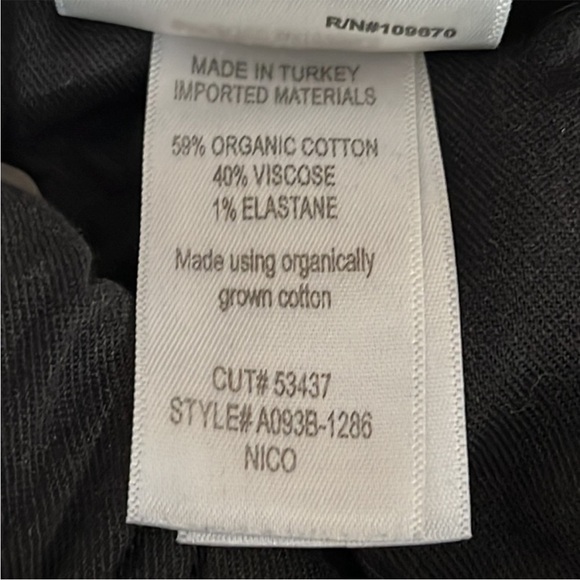 Agolde Nico High Rise Slim Fit Button Fly Jeans in Ceremony - Size 26 - Picture 10 of 12